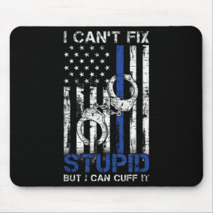 Funny Police Officer Gift Law Enforcement Police  Mouse Pad