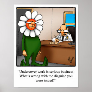 Funny Policemen Humour Poster