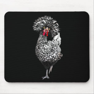 Funny Polish Chicken Shirt Ckyard Chicken Coop Far Mouse Pad