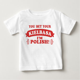 Funny Polish Kielbasa Baby T-Shirt