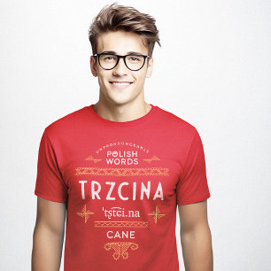 Funny Polish Language Gifts Cane T-Shirt