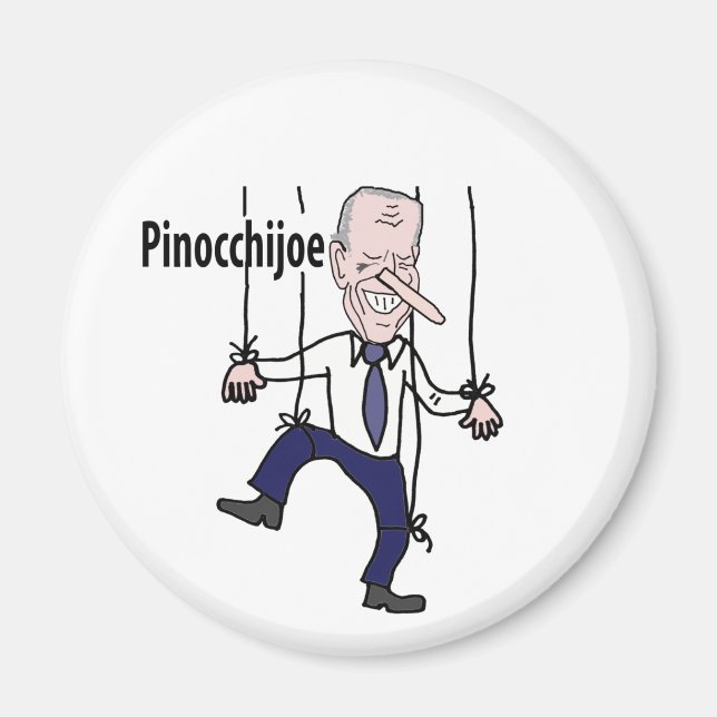 Funny political Anti Joe Biden Pun Magnet (Front)