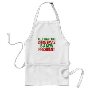 Funny Political Christmas Election Humor Standard Apron