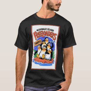 Funny Political Injustice Tariffs Mcdonald Island  T-Shirt