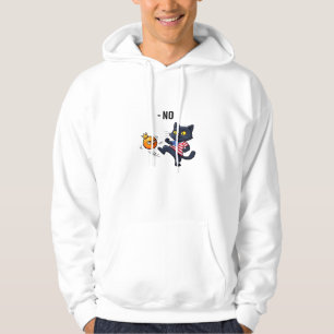 Funny Political Meme No Cat Design Hoodie