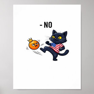 Funny Political Meme No Cat Poster