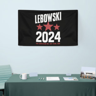 Funny Political Name Lebowski Political Election Banner
