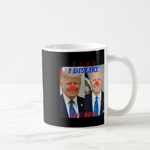 Funny Political Trump Biden Clowns Design Coffee Mug