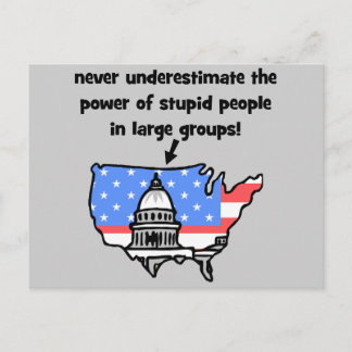 funny politics postcard