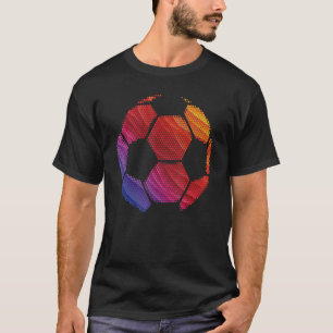 funny polka dot soccer lover player international T-Shirt