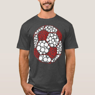 Funny Polka Dot Soccer Lover Player International T-Shirt