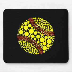 Funny Polka Dot Softll Lover Player International Mouse Pad