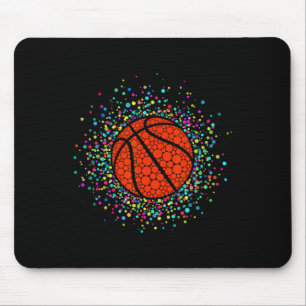 Funny Polka Dots Sketll Lover Fan Happy Dot Day Bo Mouse Pad