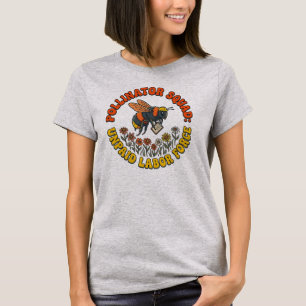 Funny Pollinator Squad Unpaid Labour Force Bee T-Shirt