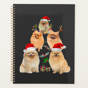 Funny Pomeranian Christmas Tree Decor Ornament Cos Planner