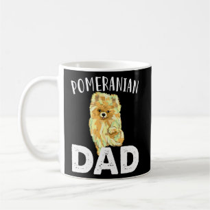 Funny Pomeranian Dad Cute Love Dogs  Men Father Da Coffee Mug