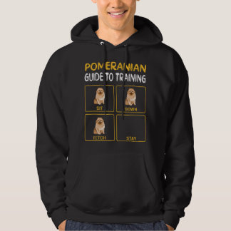 Funny Pomeranian Guide To Training Dog Obedience  Hoodie