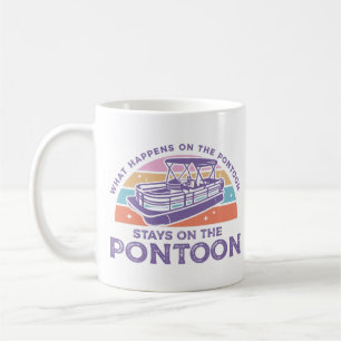 Funny Pontoon Saying Coffee Mug