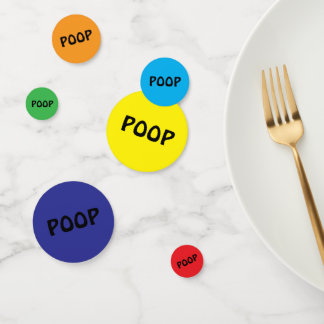 Funny Poo Confetti
