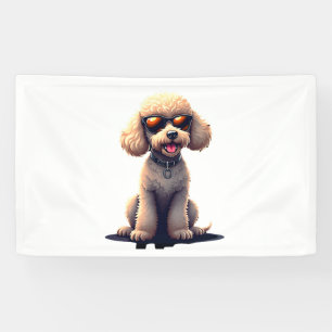 Funny Poodle Animal Lover Dogs Graphic Cute Dog Ow Banner