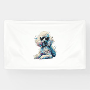Funny Poodle Animal Lover Dogs Graphic Cute Dog Ow Banner