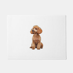 Funny Poodle Animal Lover Dogs Graphic Cute Dog Ow Doormat
