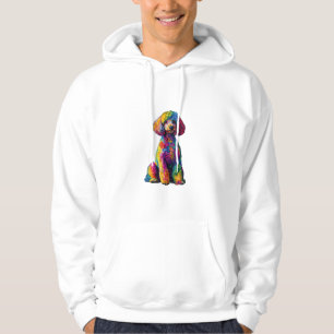Funny Poodle Animal Lover Dogs Graphic Cute Dog Ow Hoodie