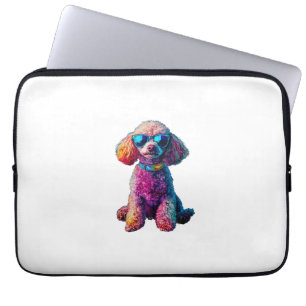 Funny Poodle Animal Lover Dogs Graphic Cute Dog Ow Laptop Sleeve