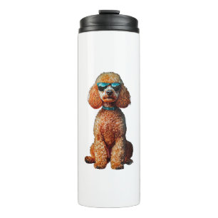 Funny Poodle Animal Lover Dogs Graphic Cute Dog Ow Thermal Tumbler