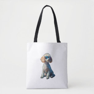 Funny Poodle Animal Lover Dogs Graphic Cute Dog Ow Tote Bag