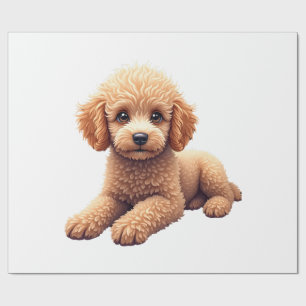 Funny Poodle Animal Lover Dogs Graphic Cute Dog Ow Wrapping Paper