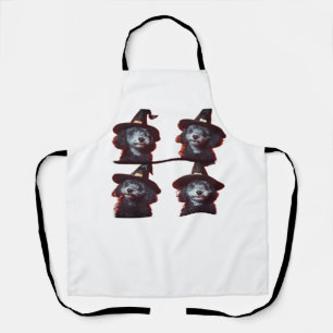 Funny Poodle Halloween Costume � Cute Dog Photoboo Apron