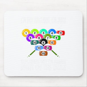 Funny Pool Billiard Men Women Billiards Players 8 Mouse Pad