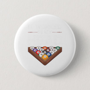 Funny Pool Billiards Design For Men Women Pool Gam 6 Cm Round Badge
