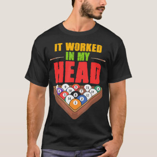 Funny Pool Billiards Design For Men Women Pool Gam T-Shirt