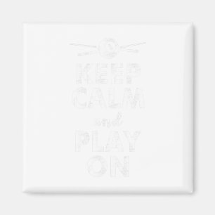 Funny Pool Billiards Eight Ball Slogan Keep Calm Magnet