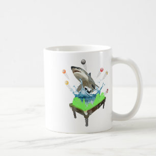 Funny Pool Billiards Shark  Coffee Mug