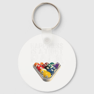Funny Pool Billiards Tight Rack Tee Key Ring