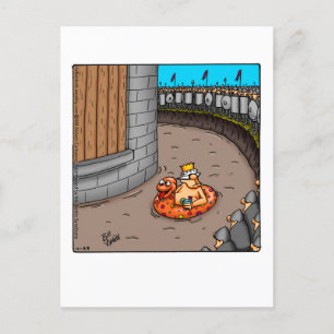 Funny Pool Party Invitations Postcards