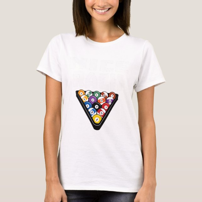 Funny Pool Payer Gifts Nice Rack Shirt Art-pool Bi (Front)