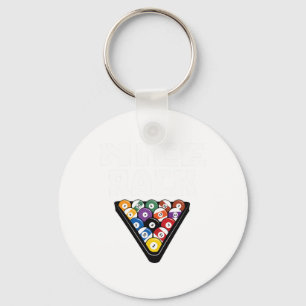 Funny Pool Payer Gifts Nice Rack Shirt Art-pool Bi Key Ring