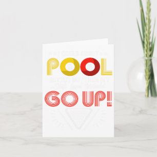 Funny Pool Player Billiards Card