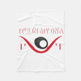 Funny Pool Player Design - For Billiards Fans And Fleece Blanket
