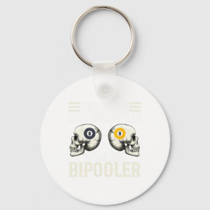Funny Pool Player Design - For Billiards Fans And Key Ring