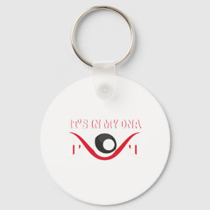 Funny Pool Player Design - For Billiards Fans And Key Ring