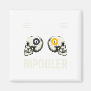 Funny Pool Player Design - For Billiards Fans And  Magnet