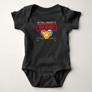 Funny Pool Player Joke Billiards Humour Baby Bodysuit