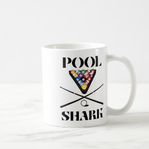 Funny Pool Shark Shirt Art-billiards And Pool Coffee Mug