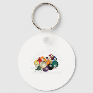 Funny Pool The Ball Breakers Pool With Attitude Key Ring
