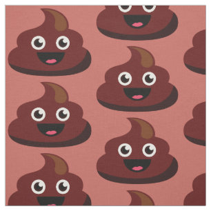 Funny Poop custom colour fabric